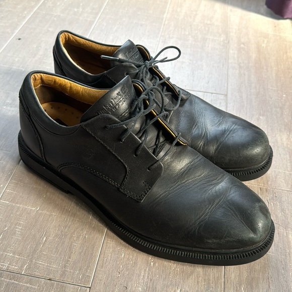 Timberland Other - Timerberland Waterproof Men's Black Oxford Dress Leather Formal Shoes Tie Sz 11